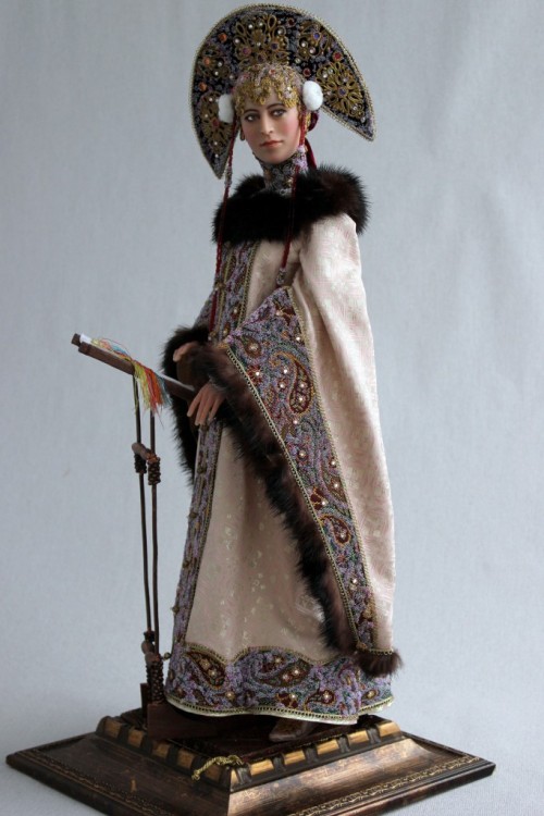 imperial-russia:Incredibly beautiful doll of Grand Duchess Elizaveta “Ella” Fyodoro