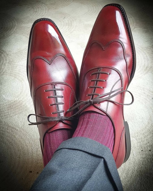 A great photo of our Pullman austerity brogues, courtesy of @shoetzpah . These are on sale now at $3