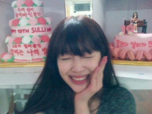 Sulli’s birthday post from 2012♡