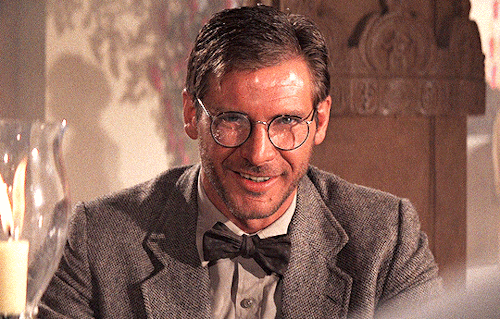 georgemackays:  Harrison Ford as Indiana Jones in Indiana Jones and the Temple of Doom (1984), dir. 