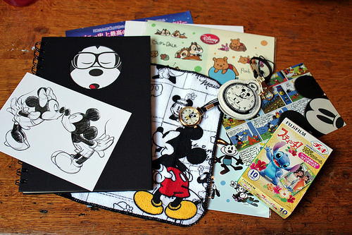 Photo of the day:18.4.2014 (day 108)
My Disney loot from this week, all of it bar the 30th anniversary Tokyo Disney tin :)
I ordered the pocket watch with attached bag from the Japanese Disney online store via my friend Nicole’s shopping service, and...