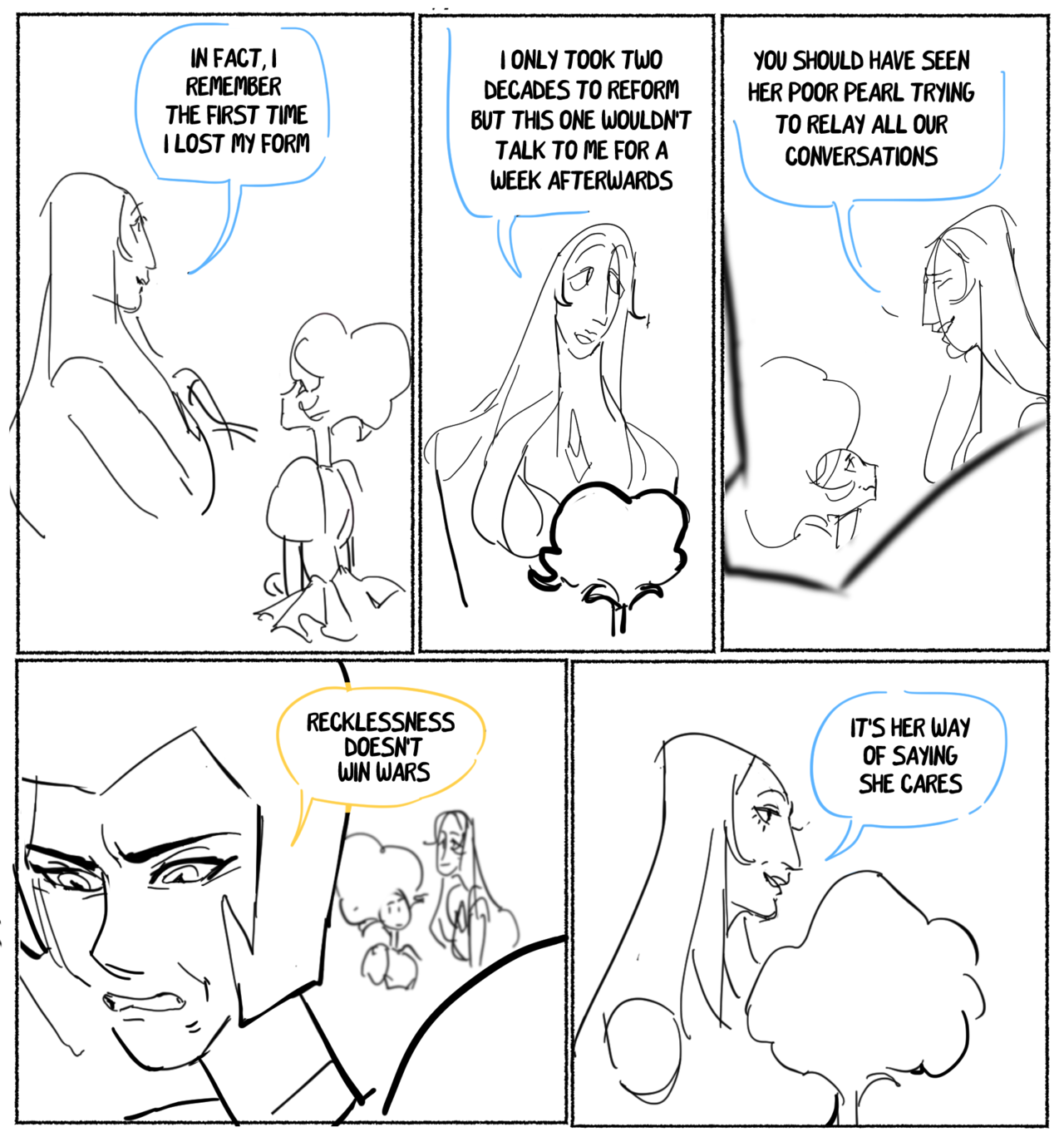 hattersarts:    pink diamond getting poofed for the first time Little headcanon that