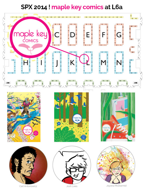 SPX is right around the corner, and Maple Key Comics is getting ready! Come say hi over at table L6A