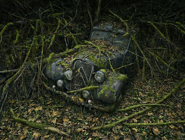 asylum-art:  Paradise parking by Peter LippmanAmerican artists Peter Lippman spent