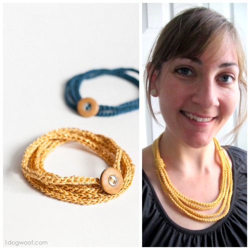 DIY Absolute Beginner Crochet Jewelry.If you’ve just begun crocheting, you’ve probably started with 