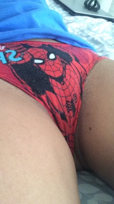 teasemeandpleaseme:  Spider-Man panties today.