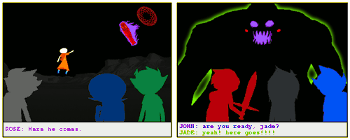 beat-bro:Potential Homestuck ending #188: the one where Jade squishes Lord English.