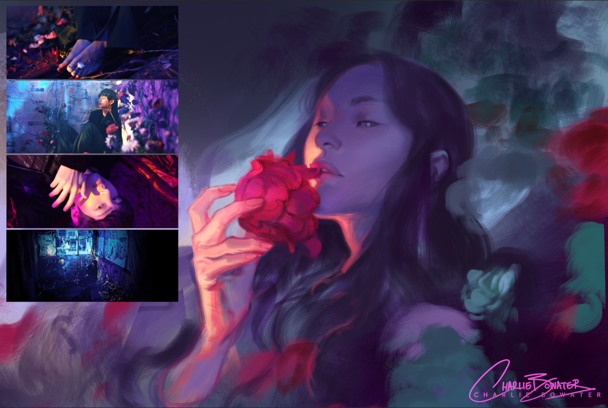 Couldn’t resist that bomb colour palette inspiration ♥
Work in progress.