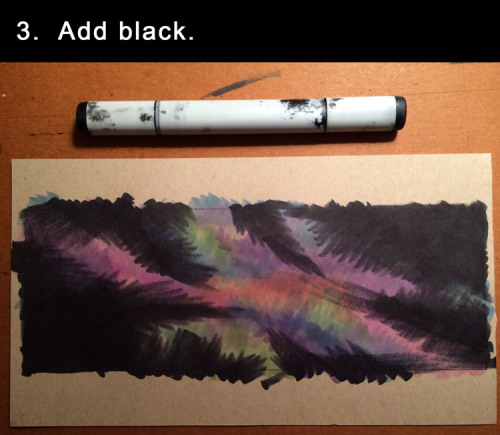 ** Auds Guide To Making Galaxies Using COPIC Markers **