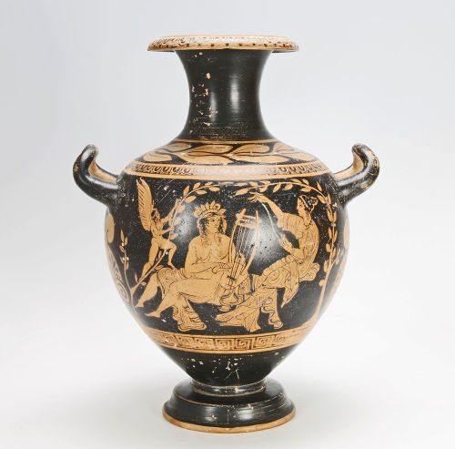 archaicwonder: Apulian Hydria with Phaon and the Women of Lesbos, 5th Century BCThe story of Phaon i