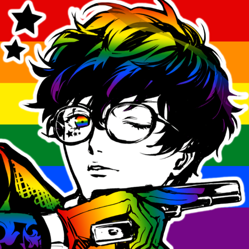 gay akira kurusu / ren amamiya (from persona 5) icons for anon! free 2 use, but pls put credit somew