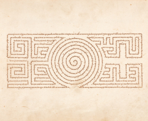 design-is-fine - Micrographic Design in the Shape of a Labyrinth,...