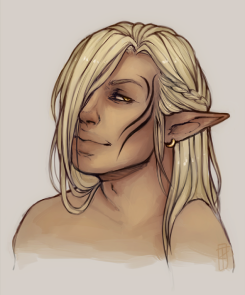 tikkilanka:zev with longer hair because why not