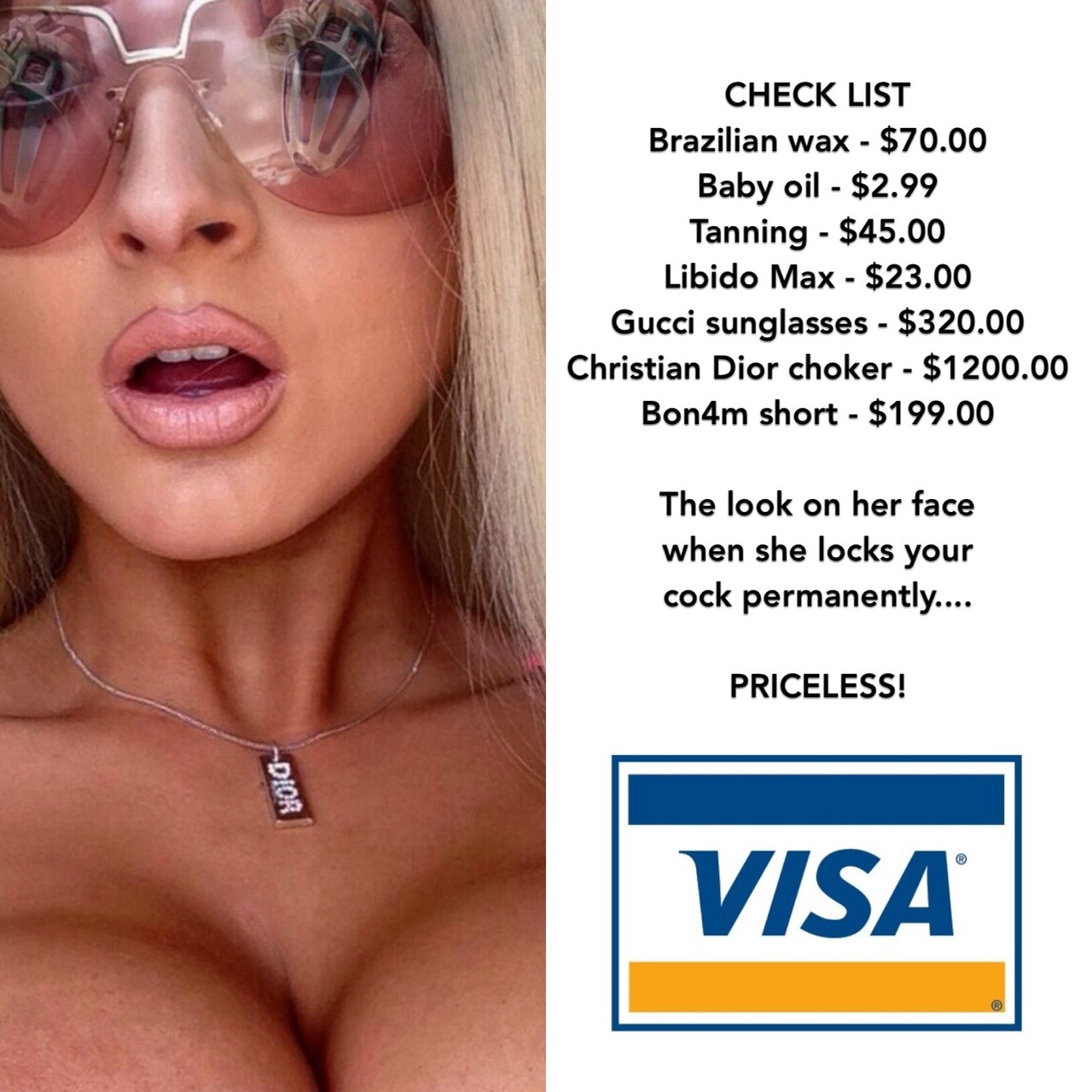 chastitychronicles:  mistresssilver:  This is closer to the truth of how it should