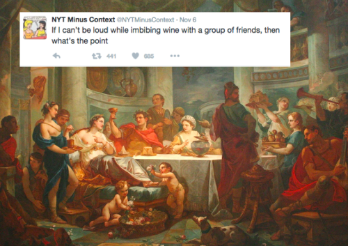 bara-theon:Romans (&amp; Cleopatra) + tweets from NYT Minus Context 
