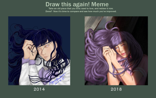 auberghyn:Fan Art ♦ Draw This Again! Hinata Hyuga 12/184 Years Difference of Art Improvement This is