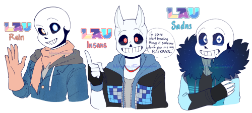LAU designs I just had fun doing today~ (Except for Lumine’s who was originally made by @iyumiichi )