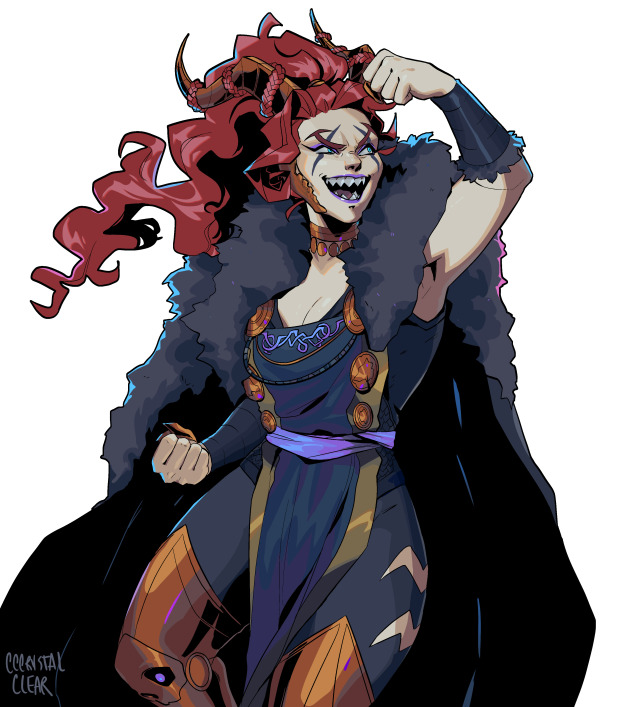 Got really inspired by the hades game and Jen Zee’s artstyle, I wanted to do an inspired image of Louise!
