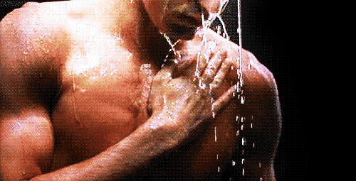kitteninlouboutins:  I need a shower. DAYUM. ;)  Suddenly I do too