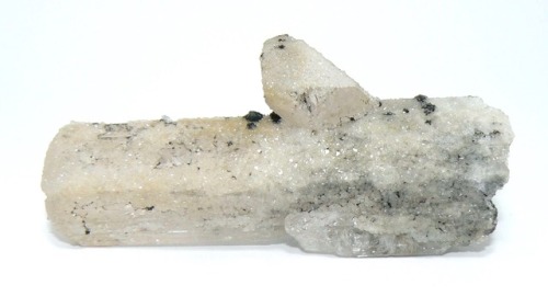 Danburite in druzy quartz and dolomite.