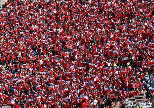 youtubemyparadise:  VAMOS CHILE MIERDA!  💕  