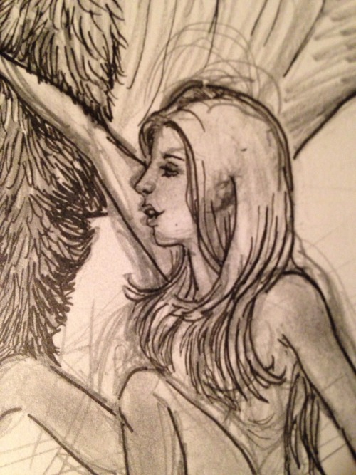 Buffalo babe. In progress.