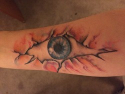 tattoos-org:  Doctor Who inspired watercolor