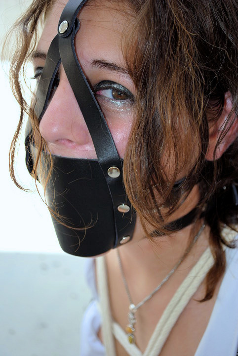 eveadams01:  sensualhumiliation:  completely helpless…  “I know I know. The mouthpiece