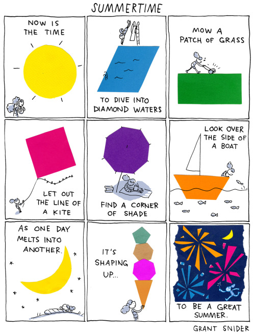 incidentalcomics:SummertimeHappy summer! You can buy signed, personalized copies of my books here.