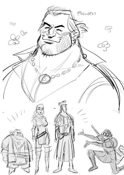 sumdac:  some quick da2 companion busts, just doodlin 