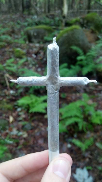 reddlr-trees:My cross rolled with pineapple expressReligious Experience