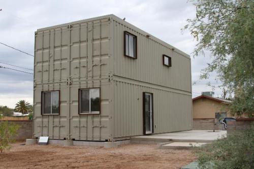 benjaminvine:  Living in a shipping container Okay, it’s not so easy to control the moisture balance well when it rains, it makes a terrible noise when it is raining and when it is hot it is really bloody hot. But, for a few thousand dollars you have