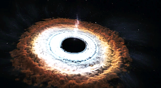 sci-universe:    Black Hole Tearing a Star Apart: New Findings Seen in Artist’s