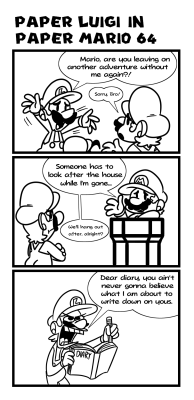 Kinglucario:  Luigi Was Really Salty In The First Paper Mario, It’s A Good Thing