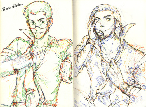 myrame-y:A tour of my sketchbook pt.4some bad anatomy, other anime characters, part 3 Goemon, but mo