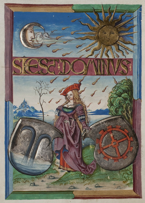 Illustration from &ldquo;The Matriculation Register of the Basel Rectorate&rdquo;, 1506-07