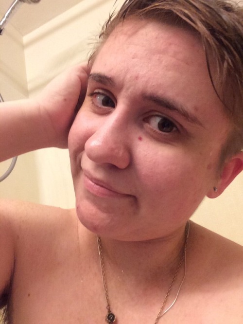 assignedtwinkatbirth: Post shower v tired 2 weeks on t selfie. I don’t look any different but 