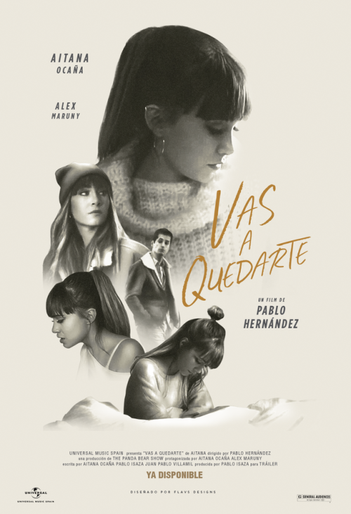 Aitana - Vas a quedarteMusic video poster.