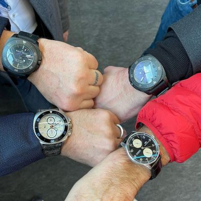 Instagram Repost
ralftech_official  When you meet good friends @nauticparisYes I know there’s a strange watch among the #ralftech (nobody’s perfect)! [ #ralftech #monsoonalgear #divewatch #watch #toolwatch ]