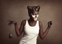 yourpetmeowmeow:  bastmiriam:  Exotica Cat Photo: Svetlanya Bunya http://vk.com/svetlana_bunya Idea, bodyart, makeup: Bast Miriam (me) http://vk.com/bast_miriam Model: Asya Ignatkina http://vk.com/id2626626 Кошка Экзотика фото,обработка