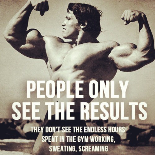 XXX “People only see the results. They photo