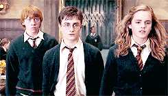 harrypotterdailly:  Why is it when something happens it is always you three? 