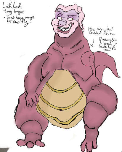 Name: Human Lickilicki (Meaning That I Based The Dragon Off Of My Human Counterpart To The Original Pokemon,