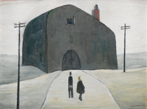 thunderstruck9: L.S. Lowry (British, 1887-1976), A House, 1964. Oil on canvas, 18 x 24 in.