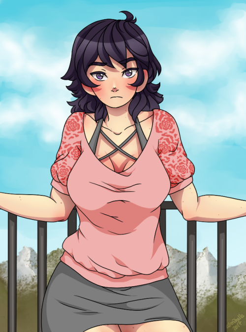 A lazy fem!Keith