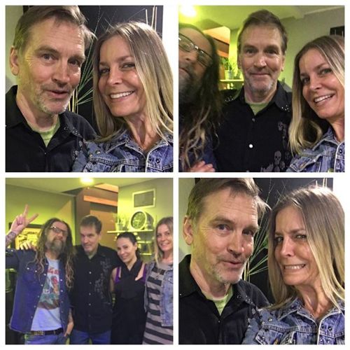 I think me & Bill Moseley look like brother n sister in normal life 👫 Fun time at the ADR session for #threefromhell