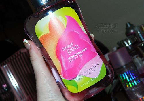 Sweet pea shower gel from bath &amp; body works!