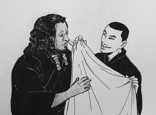 profgo:Inktober 10/12/17 - being married to Chirrut is an adventure