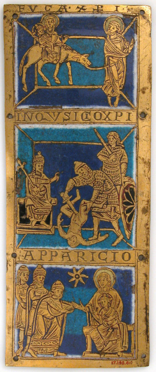 met-medieval-art:Plaque from a Portable Altar with Scenes from the Life of Jesus, Medieval ArtMedium