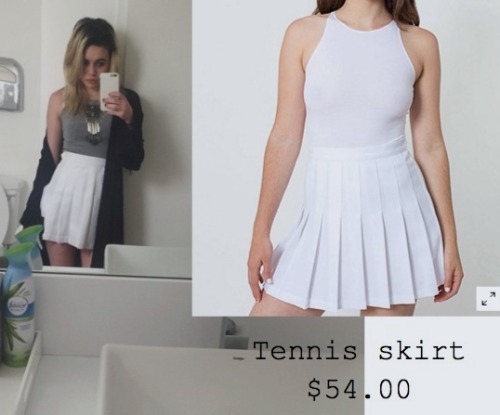 American apparel tennis skirt